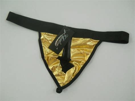 Fashion Care 2u Um357 1 Sexy Gold Metallic G String Mens Underwear