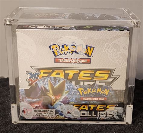 Pokemon TCG XY Fates Collide Booster Box SEALED C W ACRYLIC ULTRA PRO