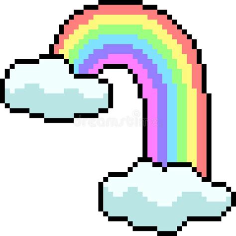 Pixel Art Rainbow Stock Illustrations 4724 Pixel Art Rainbow Stock