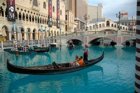 Venetian Resort Hotel and Casino in Italian Style Editorial Image ...