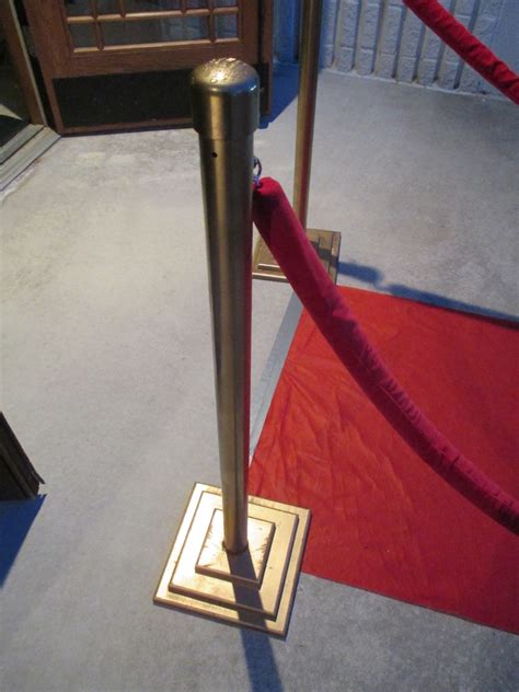 Diy Red Carpet Stanchions White Elephant Creations