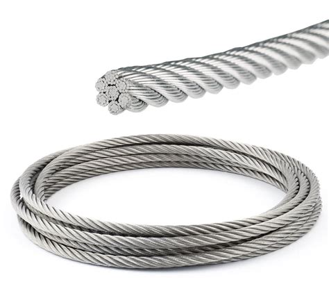 Stainless Steel 49 Strand Wire Rope 4mm OS0317840