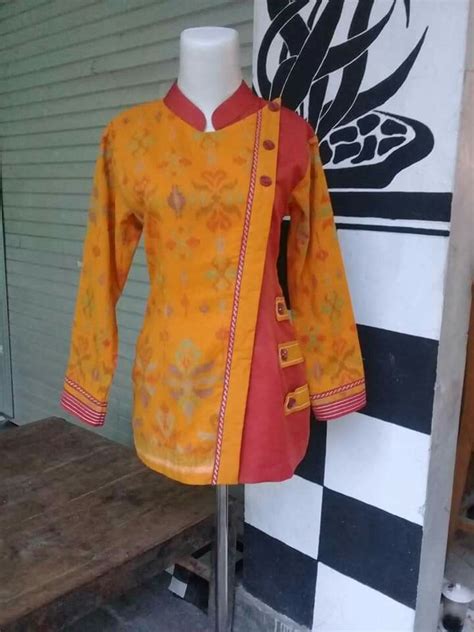 Blus batik | Desain blus, Model baju wanita, Model pakaian guru