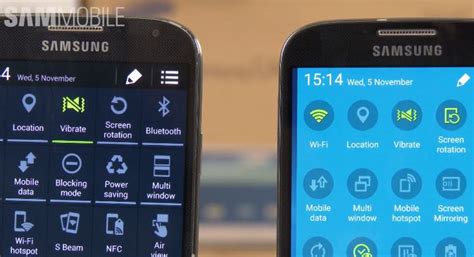 Galaxy S4 With Android Lollipop Compared To Kitkat