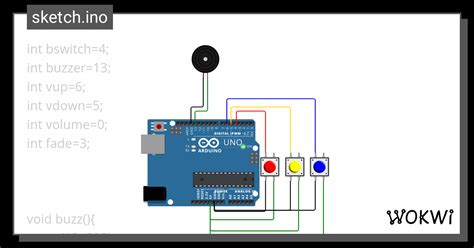 Buzzer Volume Wokwi Esp32 Stm32 Arduino Simulator