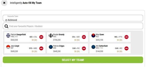 AFL SuperCoach Help 2019 How To Pick A Team In Two Minutes News