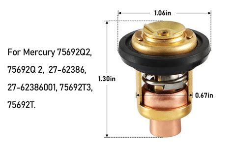 Amazon Himarklif Pcs Thermostat Kit Compatible With Mercury