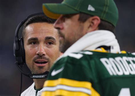 Packers Aaron Rodgers Matt Lafleur Are Getting Along Yahoo Sports