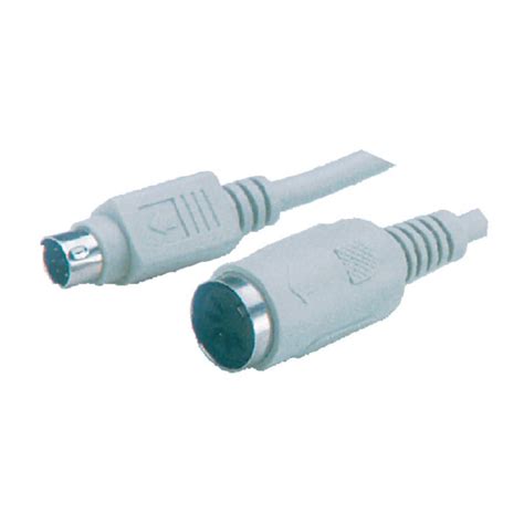 Mx 6 Pin Mini Din Male Plug To Mx 5 Pin Female Socket Cord With 060