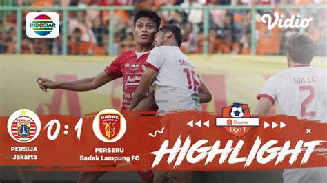 Full Highlight Persija Jakarta Vs Badak Lampung Shopee Liga