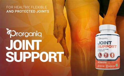 Prorganiq Joint Support Tablets All Natural Supplement For Knee