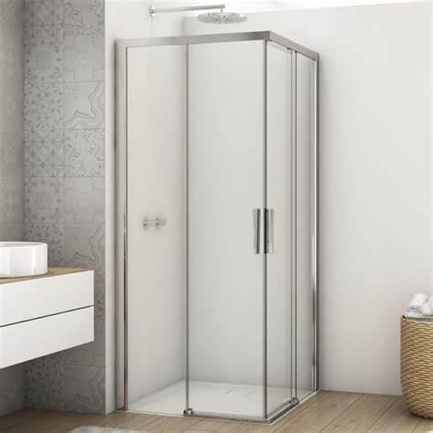 Kudos Divera Chrome 900 X 900 Sliding Corner Entry Shower Enclosure