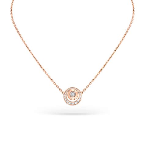 David Morris Rose Gold And Diamond Rose Cut Forever Necklace Harrods Uk