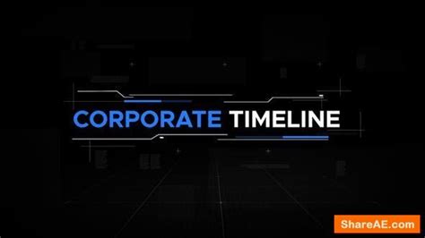 Videohive Corporate Timeline Cinematic Slideshow Free After Effects