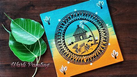 Warli Painting On Canvas