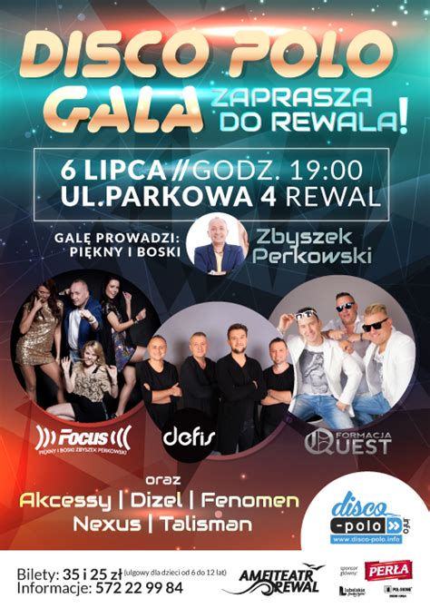 Disco Polo Gala Zaprasza Do Rewala Rewal Kupuj Bilety Online