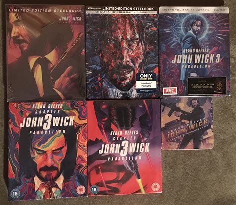 John Wick Chapter 3 Parabellum 4K 2D Blu Ray Digital Mini