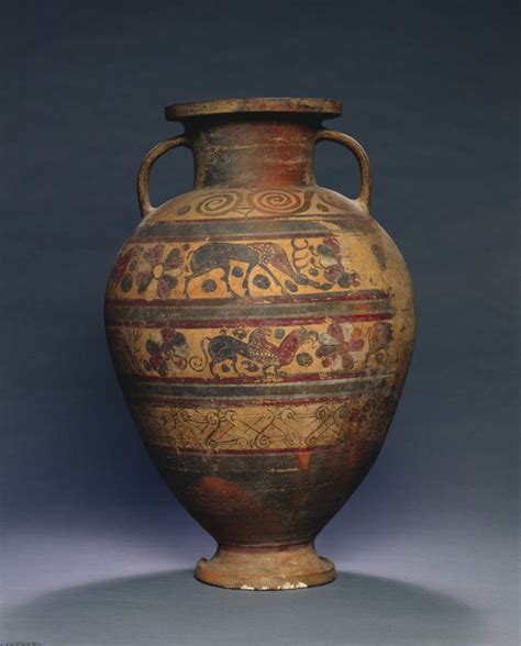 Amphora S Bc Italy Etruscan Th Century Bc Earthenware Overall