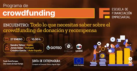 Encuentro Todo Lo Que Necesitas Saber Sobre El Crowdfunding De