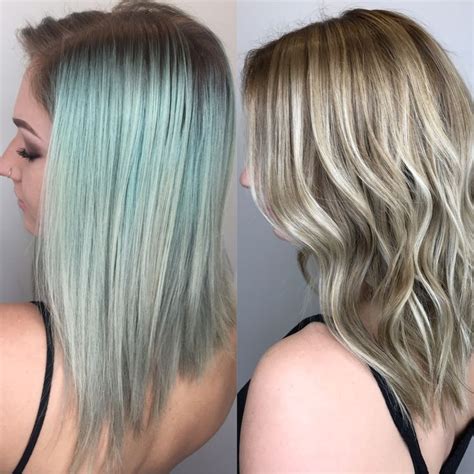 Color Correction And Blonde Balayage By Dean Anthony Salon