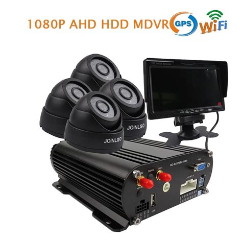 Free Shipping 4CH GPS WIFI 2 0MP 1080P AHD 2TB HDD Car DVR Video