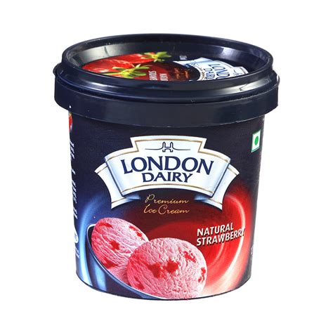 London Dairy Natural Strawberry Ice Cream 125ml – Delice Store