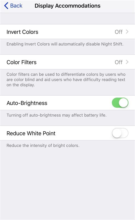 [Feature] Auto-brightness has been moved to General > Accessibility