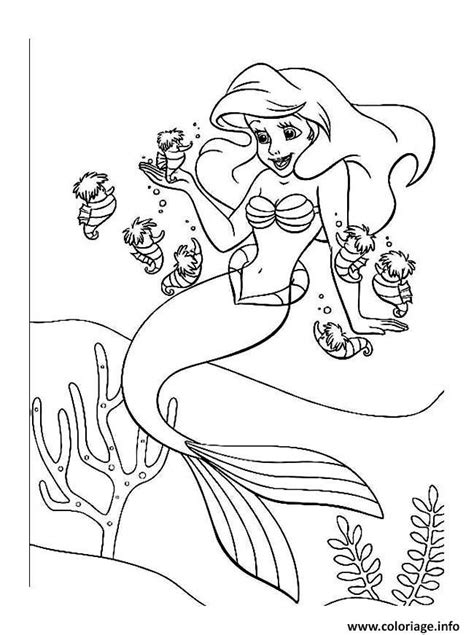 Coloriage Ariel Arielle Petite Sirene Jecolorie Coloriage Coloriage La