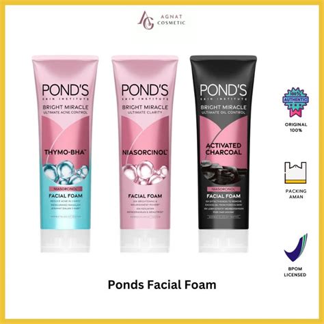 Jual Pond S Bright Miracle Ultimate Acne Control Facial Foam Bright