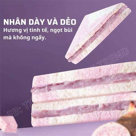 HỎA TỐC Bánh Sandwich nhân khoai môn siêu hot hộp cái Shopee Việt Nam