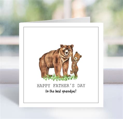 Happy Fathers Day Grandpa Printable Happy Fathers Day Grandpa Card