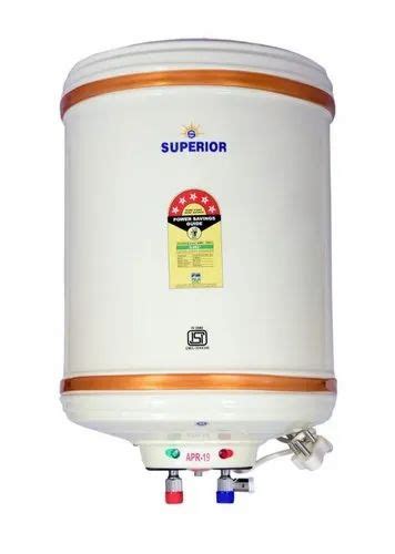 Capacity Litre 15L Superior Electric Water Geyser 5 Star White At