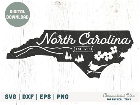 Vintage North Carolina Svg Cut File North Carolina Home Svg Etsy