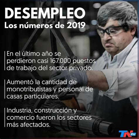 Durante 2019 Se Perdieron 166000 Puestos De Trabajo Registrados Tn