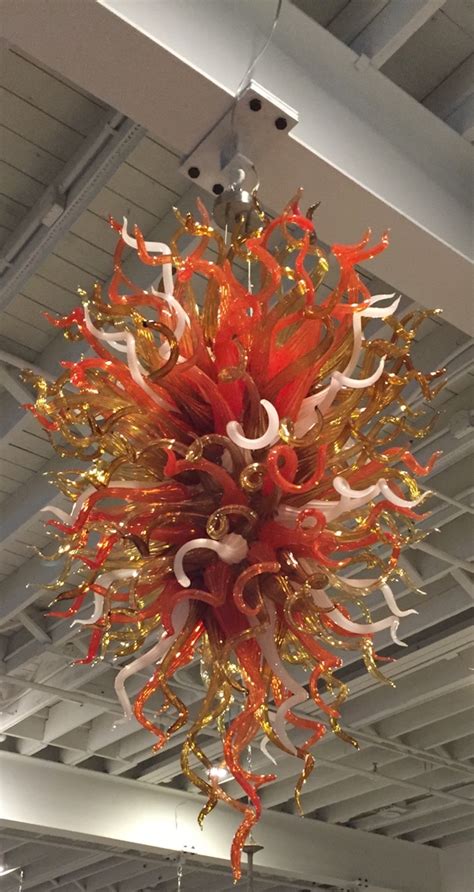 Hand Blown Glass Chandelier In The Style Of Chihuly | Modernism