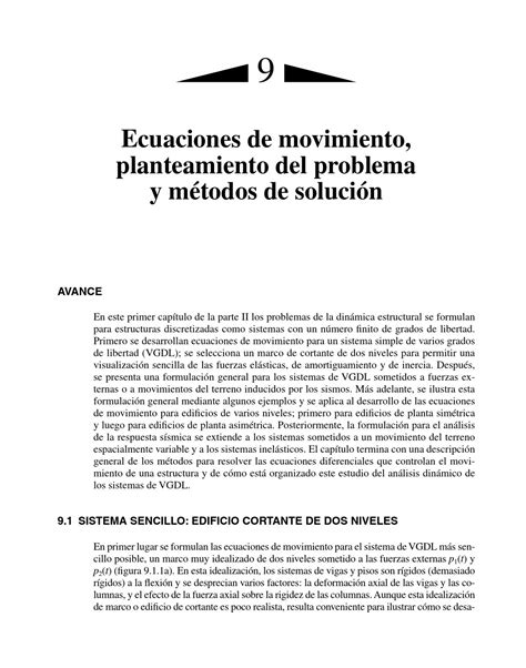 Dinámica de Estructuras 4a Ed Anil K Chopra Parte 1 by gpca88 Issuu