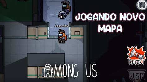 JOGANDO NO NOVO MAPA DO AMONG US POLUS MAP YouTube