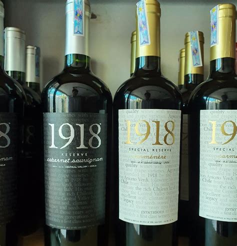 Vang Chile 1918 Reserve Cabernet Sauvignon Sành Rượu