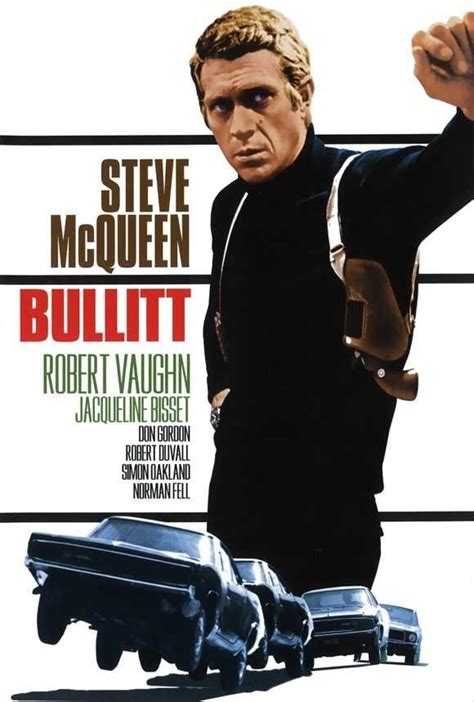 Bullitt 1968 27 X 40 Movie Poster Steve Mcqueen Robert Vaughn Sp