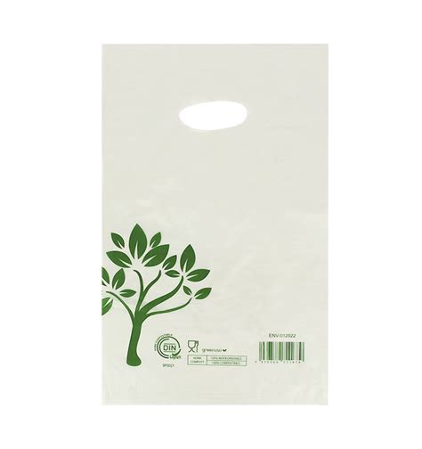 Bolsa Asa Troquelada Home Compost Be Eco 20x33cm G68 100 Uds