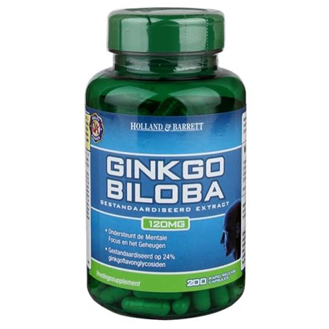 Handb Ginkgo Biloba 120mg 200 Capsules Holland And Barrett