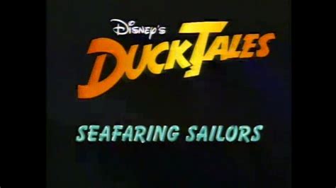 Disneys Ducktales Seafaring Sailors Vhslaserdisc Intro Outro