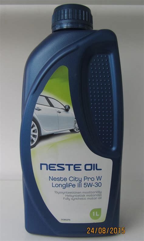 Neste City Pro W Longlife III 5W-30 свежее - Лабораторные анализы ...
