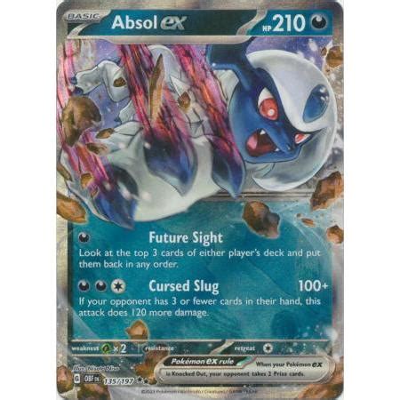 Absol Ex Ultra Rare Obf Sv Pokemon Scarlet Violet