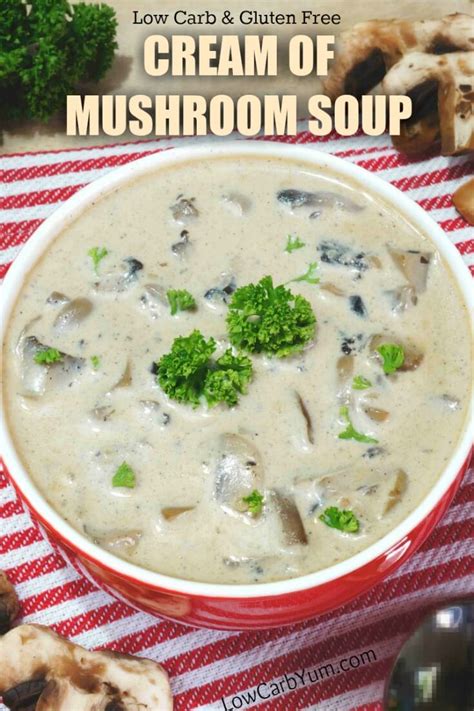 Cream Of Mushroom Soup Recipe Gluten Free Low Carb Yum