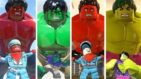 Red Hulktransformationhulktransformation Lego Marvel Super