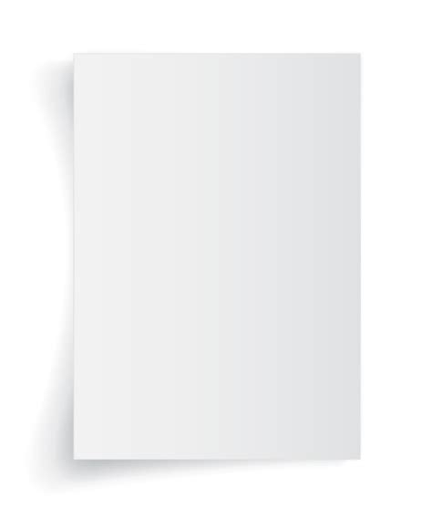 Premium Vector Blank Sheet Of White Paper With Shadow Template For