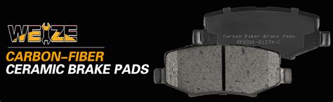 Amazon Weize Front Rear Carbon Fiber Ceramic Brake Pads Truck