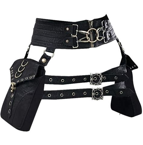 Halloween Steampunk Waist Bags Retro Motorcycle Bag Gothic Fanny Packs