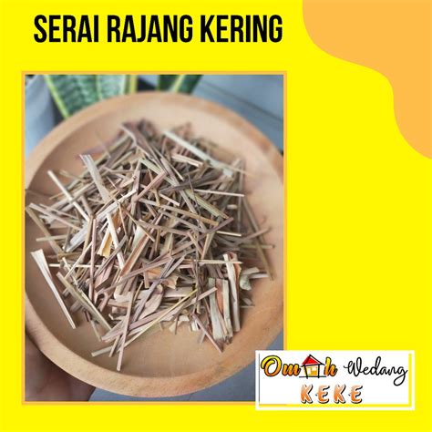 Jual Sereh Serai Rajang Kering 50 Gr Shopee Indonesia